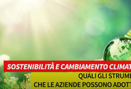 Sostenibilità e cambiamento climatico. Quali gli strumenti che le aziende possono utilizzare