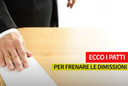 Ecco i patti per frenare le dimissioni