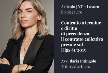 Contratto a termine e diritto di precedenza: il contratto collettivo prevale sul Dlgs 81/2015