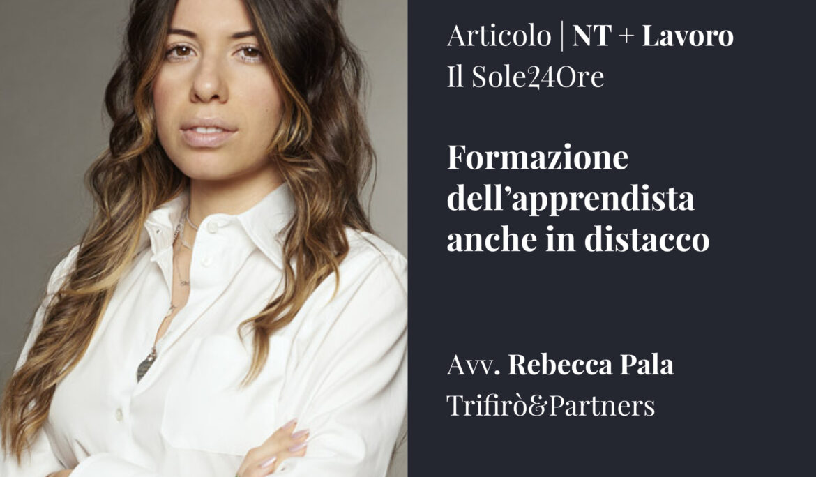 Formazione dell’apprendista anche in distacco