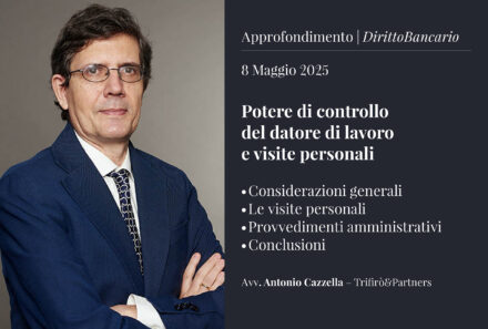 Potere di controllo del datore di lavoro e visite personali
