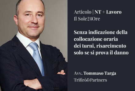 Senza indicazione della collocazione oraria dei turni risarcimento solo se si prova il danno