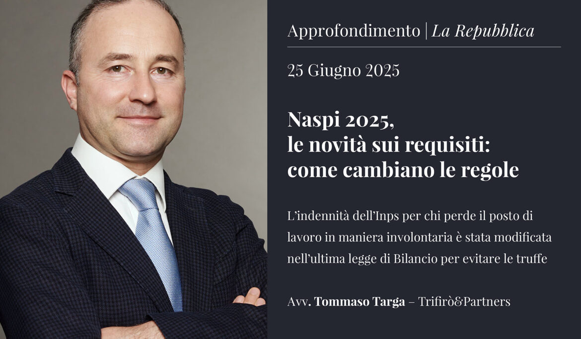 Naspi 2025, le novità sui requisiti: come cambiano le regole