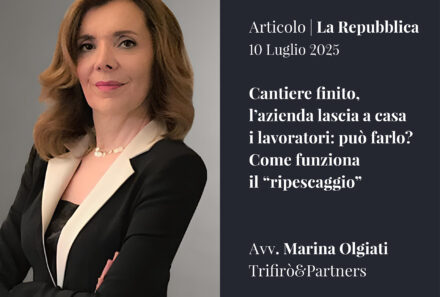 Cantiere finito, l’azienda lascia a casa i lavoratori: può farlo? Come funziona il “ripescaggio”