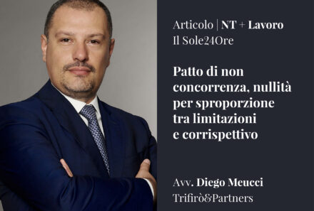 Patto di non concorrenza, nullità per sproporzione tra limitazioni e corrispettivo