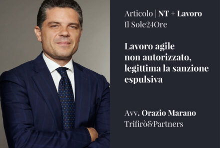 Lavoro agile non autorizzato, legittima la sanzione espulsiva