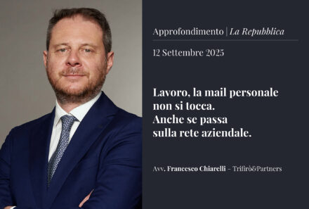 Lavoro, la mail personale non si tocca. Anche se passa sulla rete aziendale