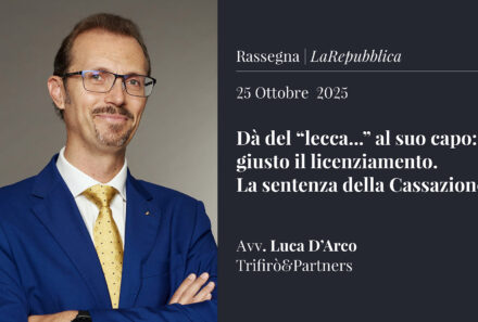 Dà del “lecca…” al suo capo: giusto il licenziamento. La sentenza della Cassazione