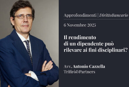 Il rendimento di un dipendente può rilevare ai fini disciplinari?