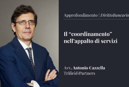 Il “coordinamento” nell’appalto di servizi