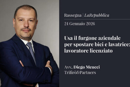 Usa il furgone aziendale per spostare bici e lavatrice: lavoratore licenziato