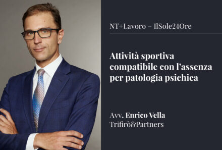 Attività sportiva compatibile con l’assenza per patologia psichica