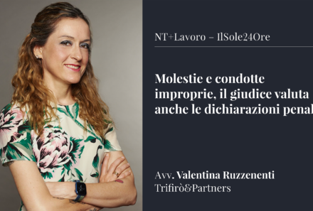 Molestie e condotte improprie, il giudice valuta anche le dichiarazioni penali