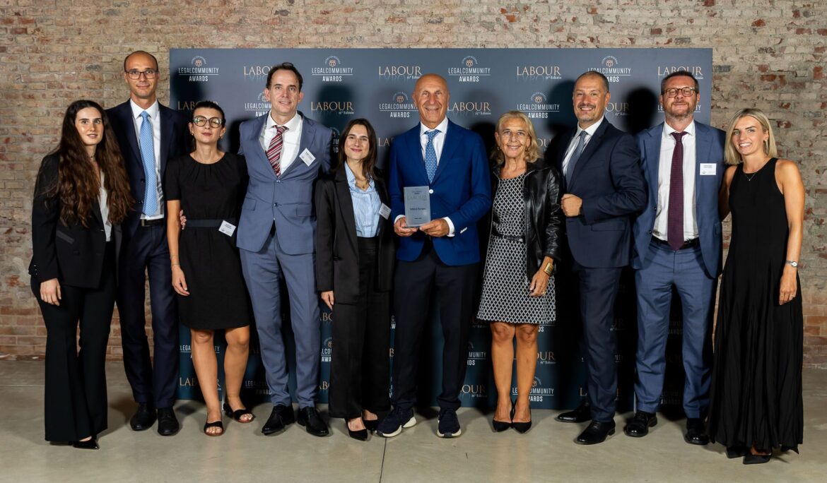 Legalcommunity Labour Awards 2026: T&P premiato come ‘Market Leader’